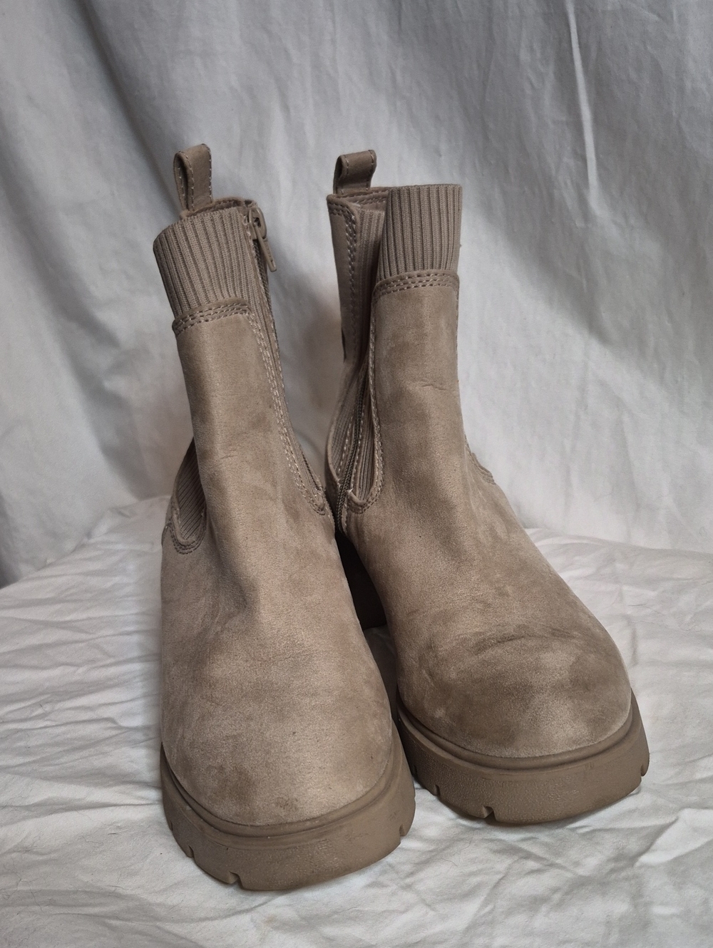 No Boundaries Tan Ankle Booties